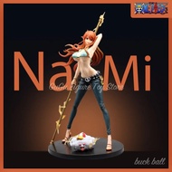 37cm One Piece Anime Figure Hunter Fan Nami Action Figurine Pvc