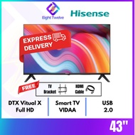 [Express Delivery] HISENSE 32A5200F DVB-T2 HD LED TV 32" | 43A4Q Smart VIDAA Full HD LED TV 43" | 2 