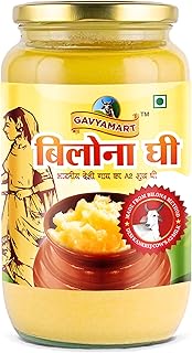 Gavyamart Ghee in Pantry, 100% Pure Kankrej A2 Cow Desi Ghee - Made Using Traditional Bilona Ghee Me