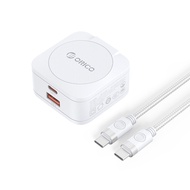 ORICO GaN 65W ที่ชาร์จไฟรวดเร็ว USB เครื่องชาร์จติดผนังที่ชาร์จโทรศัพท์มือถือ PD ที่ชาร์จแบบ C พร้อม