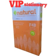 Paper F4natural 1 ream/ = 500 sheets HVS Paper F4natural/ photocopy paper/HVS F4 photocopy paper