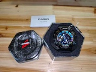 CASIO 卡西歐 G-SHOCK GM 系列 金屬進化機械之心小鋼炮 鐳射多彩 男女款腕錶 黑色錶盤