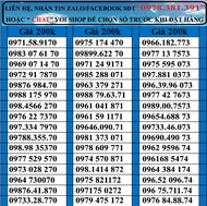 sim viettel số đẹp đồng giá 200k PL2 Sim chưa kích hoạt. Quý khách vui lòng đăng ký chính chủ và kíc