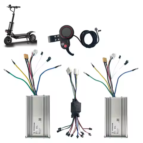 Boyueda Yunli 60V 45/50A Brushless FOC Sine Wave Electric Scooter Controller Replacement TF-100 LCD 