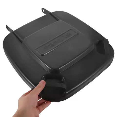 Plastic Trash Can Lid Replacement Garbage Bin Flip Lid Outdoor Garbage Bins Topper Bucket Cover For 