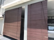 Wooden blinds blind wood Tahan Panas dan Hujan [ 3 x 8 kaki ]