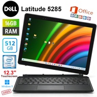 Used Dell Latitude 5285 2-in-1 Tablet PC 12.3" FHD+ Touchscreen Intel i7-7600U 16GB RAM 512GB SSD Wi