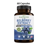 Bilberry Extract Supplement - Anthocyanins Antioxidant Vitamins Mineral Supplement Eye Support Heart Brain Skin Health Blood Sugar Stress Cholesterol Cycle