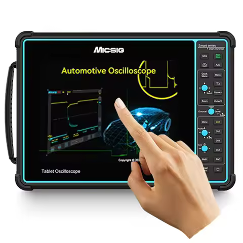 Micsig SATO1004 Automotive Diagnostic Oscilloscope 8" TFT LCD Touch Screen 1GSa/s 100Mhz Bandwidth 4