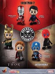 全新現貨 正版 HOT TOYS COSBABY AVENGERS 復仇者聯盟 美國隊長 雷神 洛基 鋼鐵人 紅骷髏