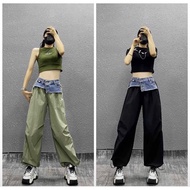 Cargo pants m, Jisoo cargo pants, Jisoo cargo pants, Parachute cargo pants, nagita pants, bkk import
