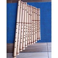 Suling dangdut Suling bambu 1set isi 12 biji