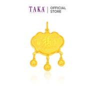 TAKA Jewellery 999 Pure Gold Pendant