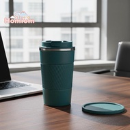 [ECM] Stainless Steel Insulated Coffee Mug Leak Proof 6H Thermal Retention Portable Travel Cup Fits 