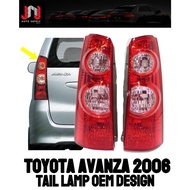 Toyota avanza 2006 Tail lamp oem design