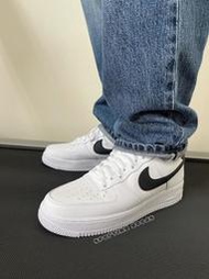 S.G NIKE AIR FORCE 1 07 CT2302-100 小GD AF1 白底黑勾 荔枝皮 男女鞋 休閒鞋