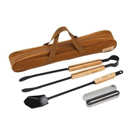 Coleman Bonfire Tool Set 2000038864 Outdoor Camping Barbecue BBQ Fire Shovel Fire Tongs Fire Poker F