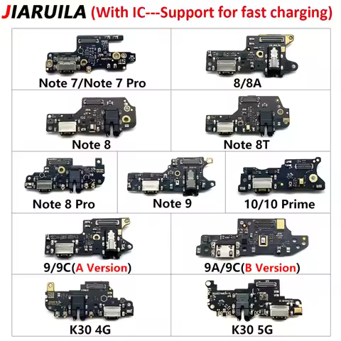USB Charging Port Charger Plug Connector Board Flex For Xiaomi Redmi 10 Prime 10A 10C K30 4G 5G 9A 9