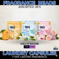 Fragrance Beads Capsule  BREEZE Laundry Detergent 36's Assorted/Local Seller