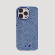 Blue Denim Cell Phone Case for iPhone 16 Pro Max iPhone 15 Pro Max