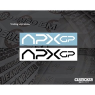 APX GP Cutting Vinyl Sticker F1 The Movie