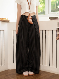 Quần suông ống rộng li vạt chéo Ally Trousers - ufo.thebasic