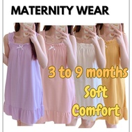 Malaysia Ready Stock Baju Pregnant Dress Pregnant Woman Maxi Dress Maternity Dress Maternity Sleepwe