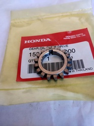 เฟืองขับป๊มน้ำมันเครื่องแท้ไนท์110เวฟ110S1ชิ้น อะไหล่แท้HONDA