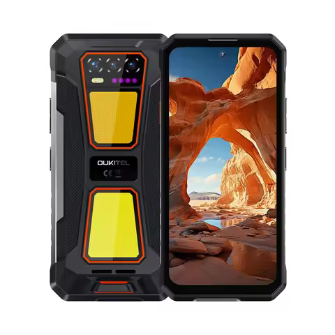 OUKITEL WP58 PRO 5G Rugged Smartphone 24GB(8+16) RAM + 512 ROM, Android 15 NFC 64MP Cellphone with C
