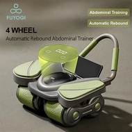 FUYOGI Abs Roller Abdominal Wheel Elbow Support Exercise Fitness Automatic Brake Stable Multi-functi