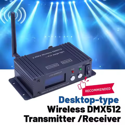 Wireless Controller DMX512 ISM XLR Receiver Transmitter For Disco DJ Party Bar Stage PAR Moving Head
