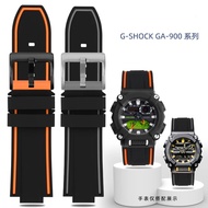 For Casio G-SHOCK Silicone Watch Strap for GA-900 GA900 Modified Watchband Waterproof Sports Rubber 