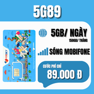 Sim VNSKY 5G89 & 5G109– Data 5GB - 8GB/Ngày Tốc Độ Cao Dùng Mạng Thả Ga – Free 1 Tháng Đầu Dùng Thử