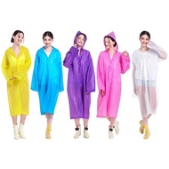 Korean Raincoat Raincoat Thick Material Motorcycle Plain Pattern Adult Unisex Women Men Overalls Eva Original