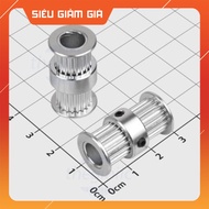 GT2-20 Double Gear 20 Teeth, Step 2mm, Belt Groove 9mm, Hole 8mm SmartFix Components