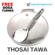 Thosai Tawa\Pan |Indolium Polished Dosa Kallu |Making Dosai |Single Handle |Concave Base