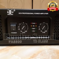 Unik Power Amplifier RDW FA 5500 FA5500 TD Class 2 channel Murah