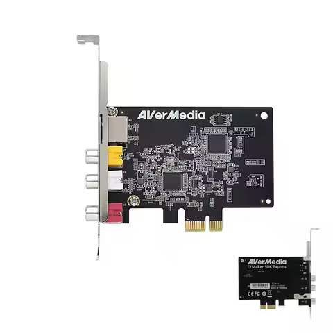 Video Capture Card AV PCI E DVR Card C725B for AverMedia AV/S Terminal HD Video Monitoring Analog