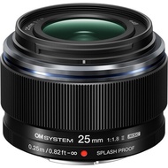 Olympus OM SYSTEM M.Zuiko Digital 25mm f/1.8 II Lens (Black)