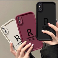 Letter R Suitable for Apple 16Promax Phone Case iPhone15Promax European American 14Pro Trend 17 New 