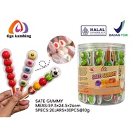 3D Gummy Satay Jar of 30