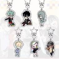 ALIEN STAGE anime keychain – characters Mizi, Sua, Till, Ivan, Hyuna, Luka; cosplay accessories, fan