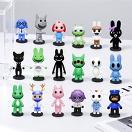 6/12Pcs/Set Horror Animal Hospital Figure Mini Hospital Anomaly Blue Dog Penguin Bunny Figure Model 