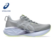 ASICS Women NOVABLAST 5 Running Shoes in Gravel/Blue Fade