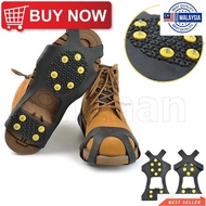 💥ReadyStock💥Snow Shoe Spike Shoe Cover/ Ice Climbing Shoe Grips Cleats/ Outdoor Non Slip Silicone Sa