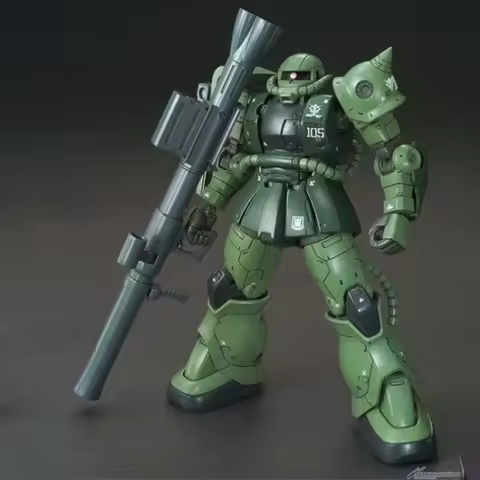 Wei Mei GTO Green ZAKU HG 1/144 Assembly Model Action Figures Children's Toys Robot Plastic High Qua