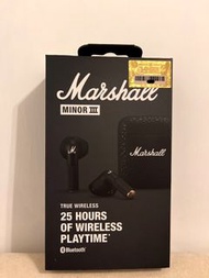 全新 Marshall Minor iii 藍牙耳機