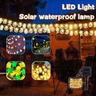 12M Star Moon String Light Solar LED Light Ramadan Decoration Fairy Light Party Wedding Lampu Raya