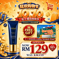 (Official store)Hishin水光抗炎防晒王,Hishin Tone-up Whitening Sunscreen,Hishin Pelindung Matahari Water Glo