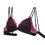 Wire‑Free Thin‑Cup Bralette Sheer Mesh Adjustable Thin Spaghetti Straps